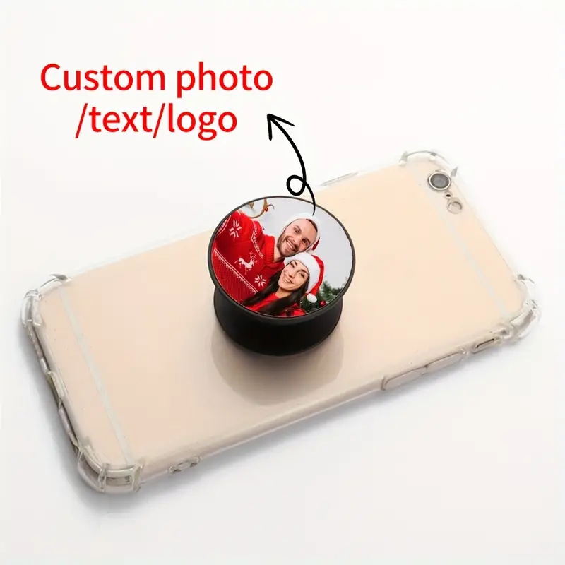 Phone Cases Customized - Customisable Round Sublimation Phone Stand -