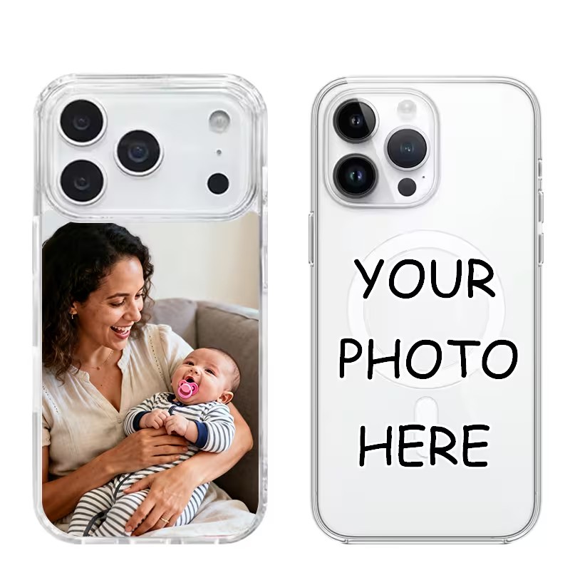 Phone Cases Customized - Clear Acrylic Magnetic Case For IPhone
