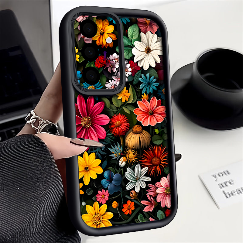Phone Cases A14 Samsung - Colorful Flowers Pattern Case For Samsung