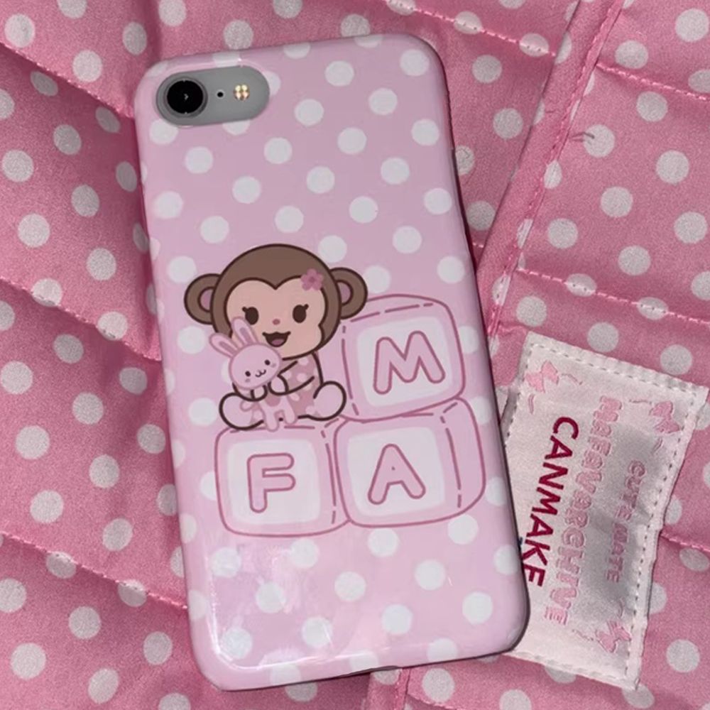Phone Cases Korean - Korean Cartoon Sweet Pink Cute Little