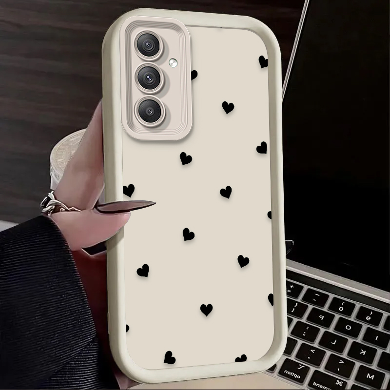Black Love Heart Bowknot Case  - Phone Cases A14 Samsung review and price