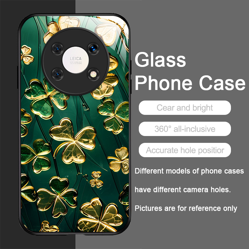 Luxurious Green Four-leaf Clov - Phone Cases Green review and price
