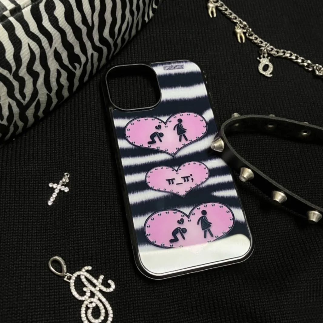 Niche Personality Ins Black an - Phone Cases Customized review and price