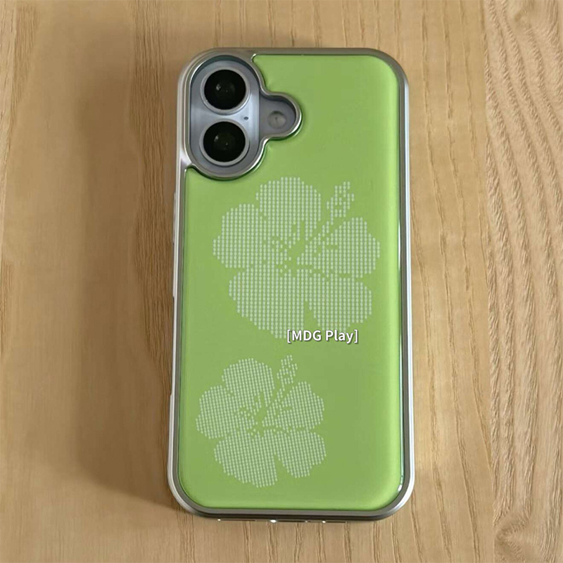 Korean Green Background Flower - Phone Cases Green review and price