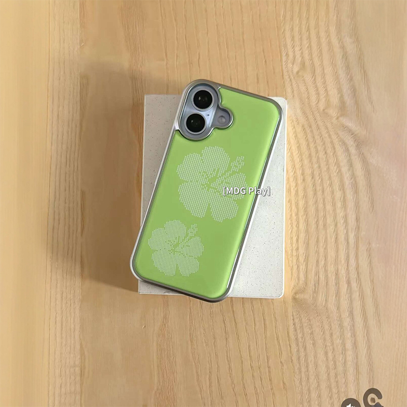 Korean Green Background Flower - Phone Cases Green review and price