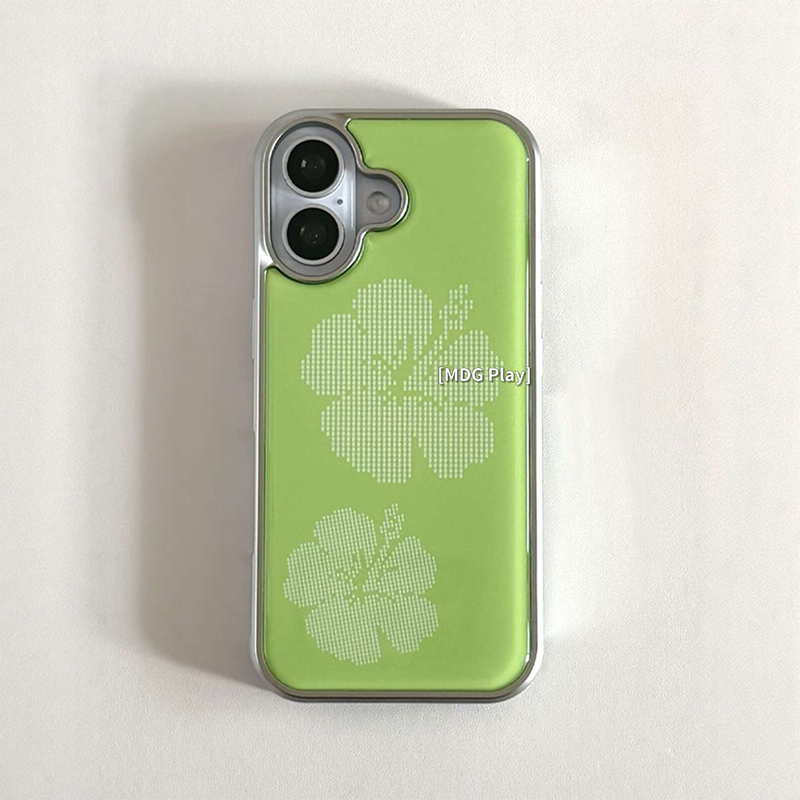 Korean Green Background Flower - Phone Cases Green review and price