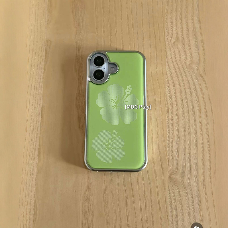 Korean Green Background Flower - Phone Cases Green review and price