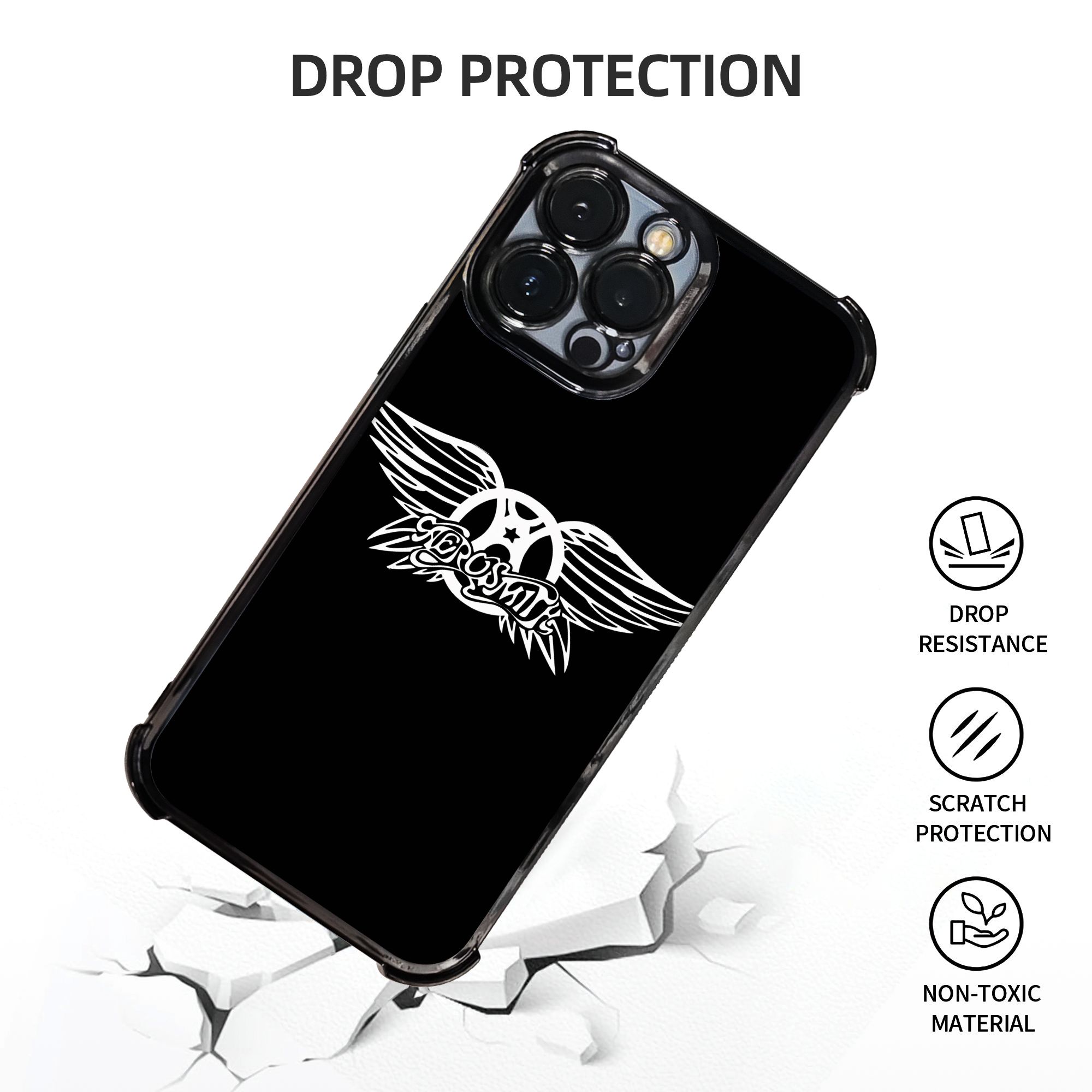 Band Rock Metal Phone Case Aer - Phone Cases Metal review and price