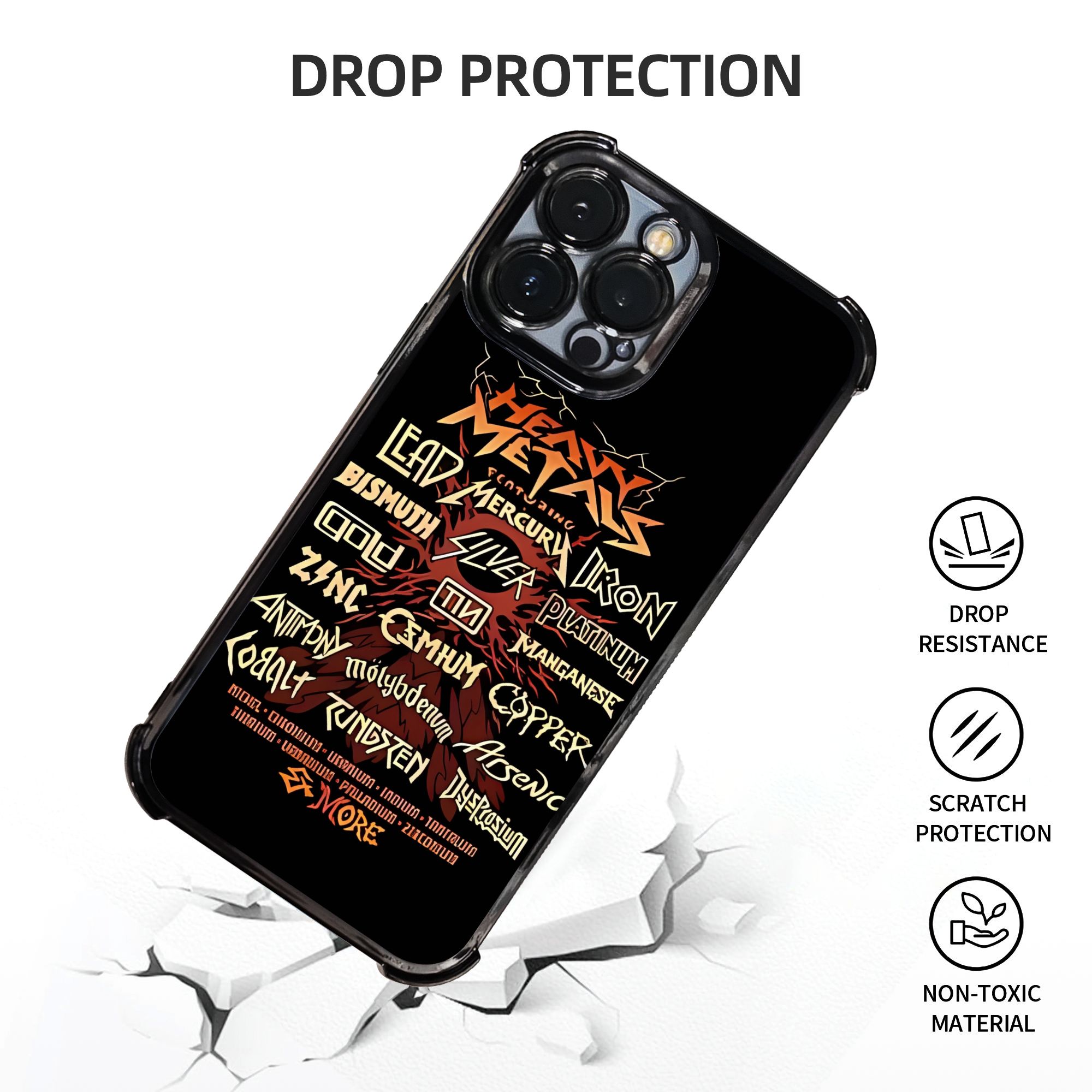 Parody Phone Case Heavy Metal  - Phone Cases Metal review and price