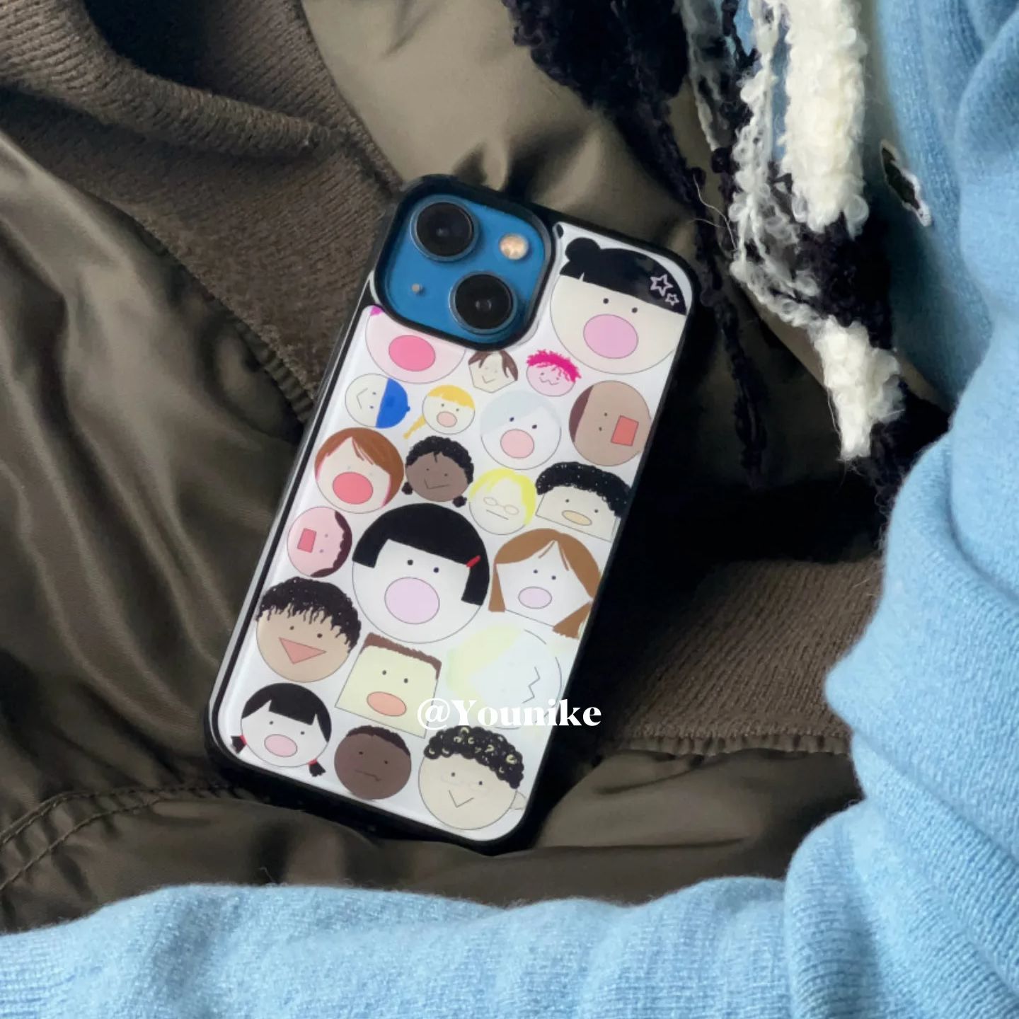 Cartoon Korean Ins Cute Big He - Phone Cases Customized review and price