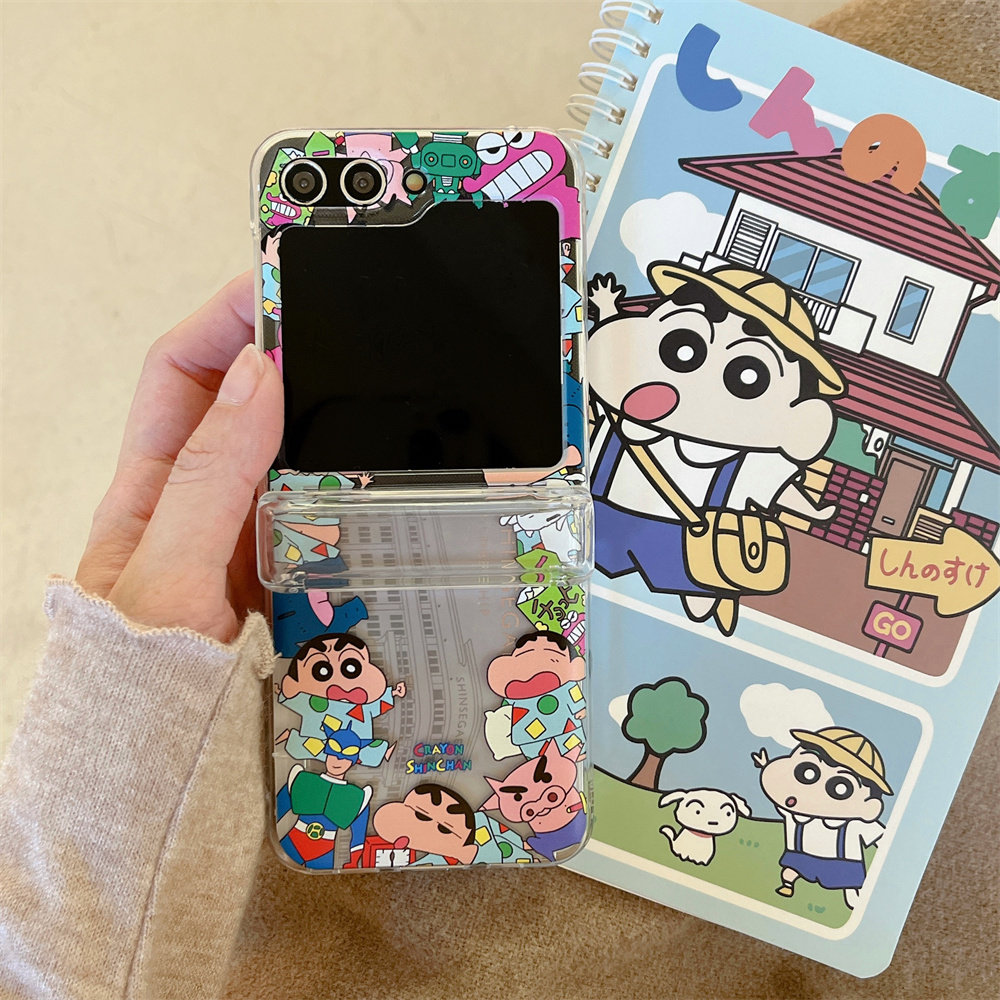 Cute Cartoon Japan Anime Crayo - Phone Cases With Wallet review and price