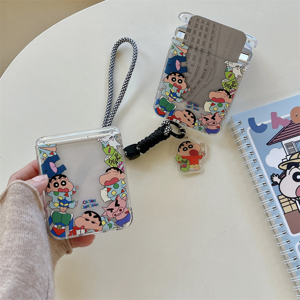 Cute Cartoon Japan Anime Crayo - Phone Cases With Wallet review and price