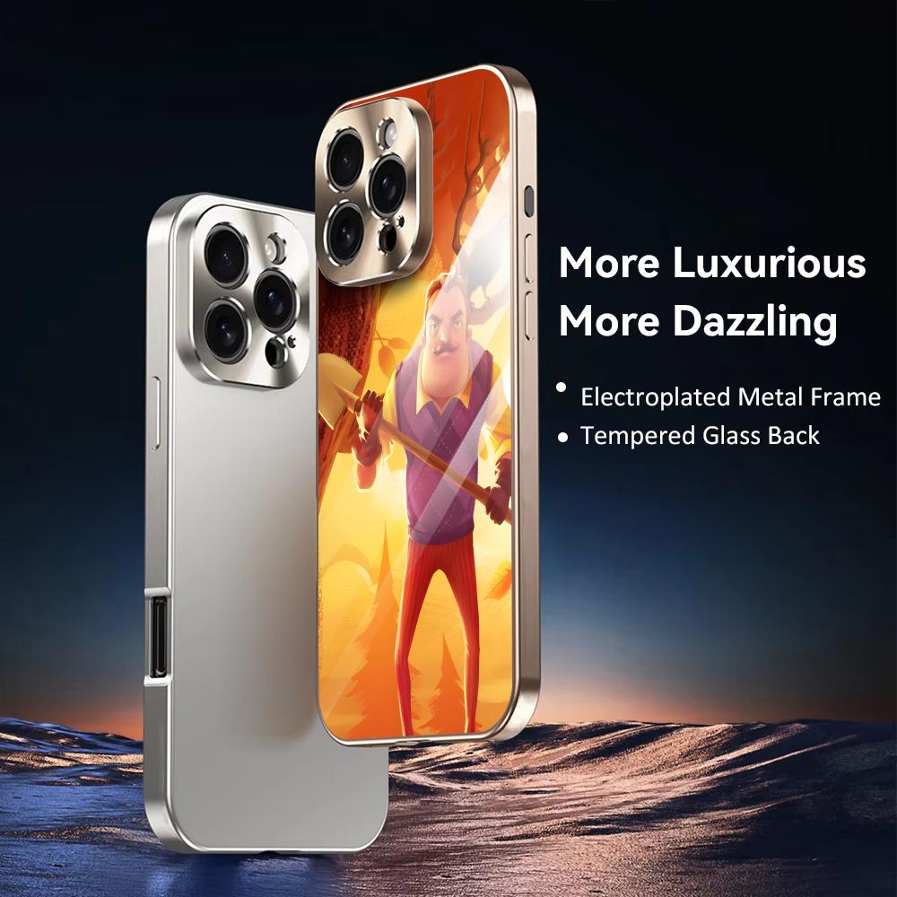Game H-Hello Neighbor Phone Ca - Phone Cases Metal review and price