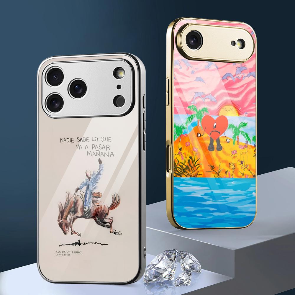Rock Music Bad B-Bunny Phone C - Phone Cases Metal review and price