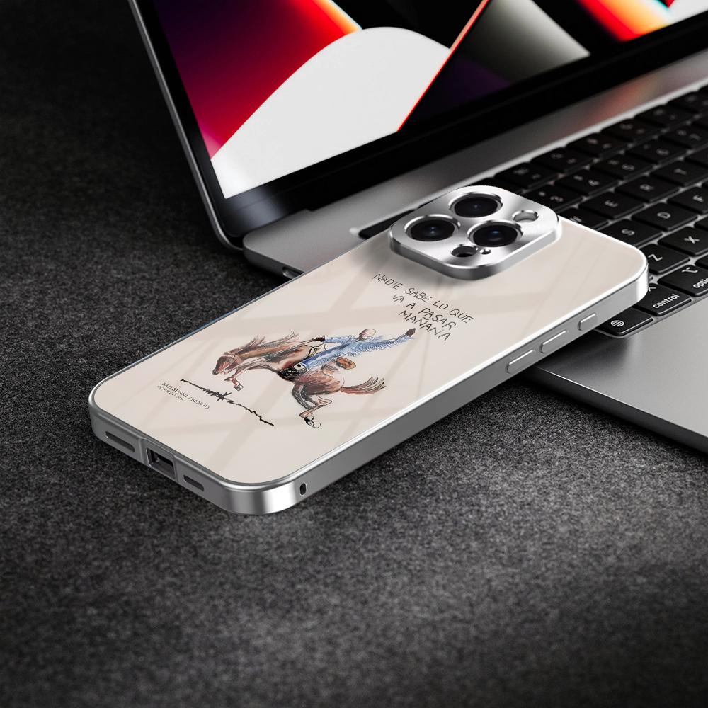 Rock Music Bad B-Bunny Phone C - Phone Cases Metal review and price