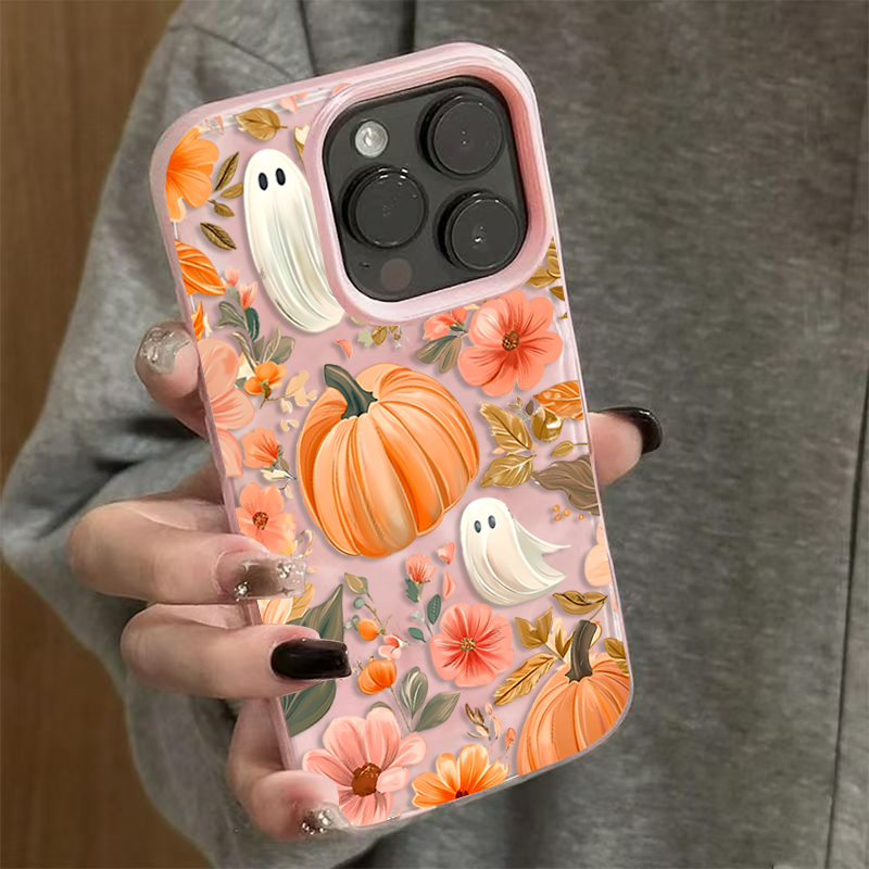 Autumn Fall Cute Ghost Pumpkin - Phone Cases Cute Iphone 13 review and price