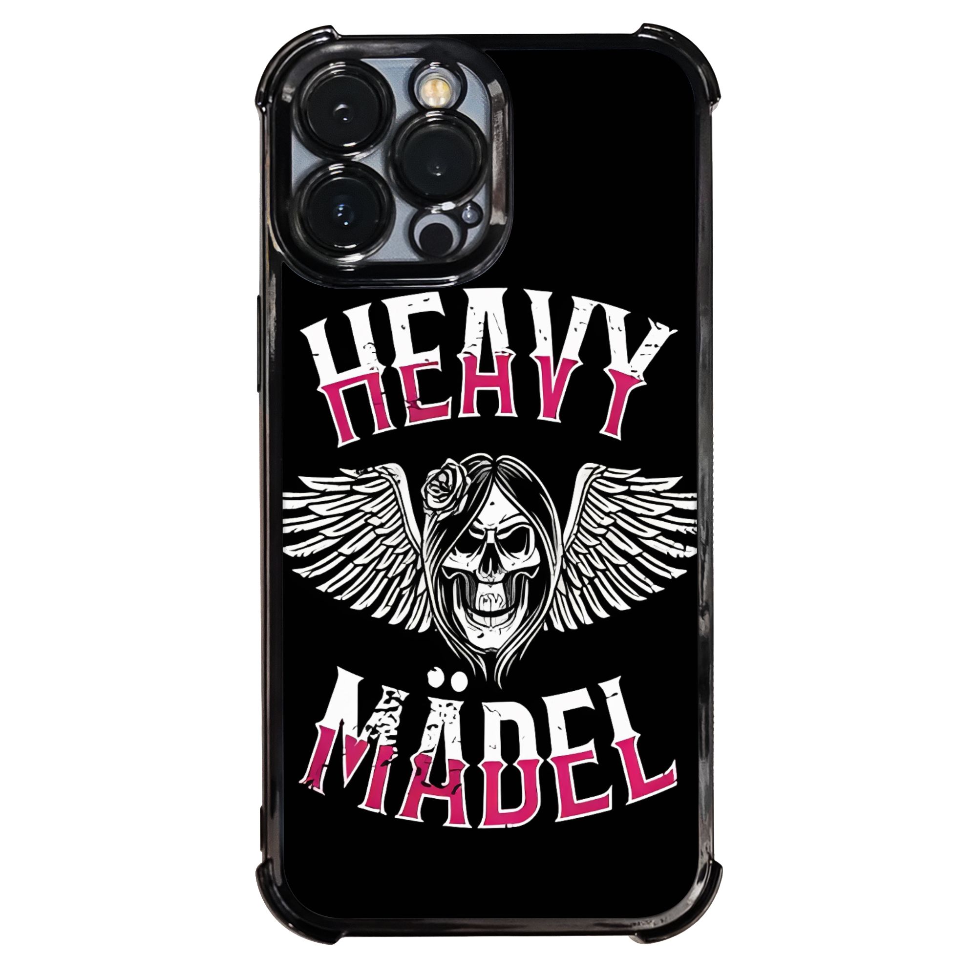Skull Biker Girl Female Woman  - Phone Cases Metal review and price