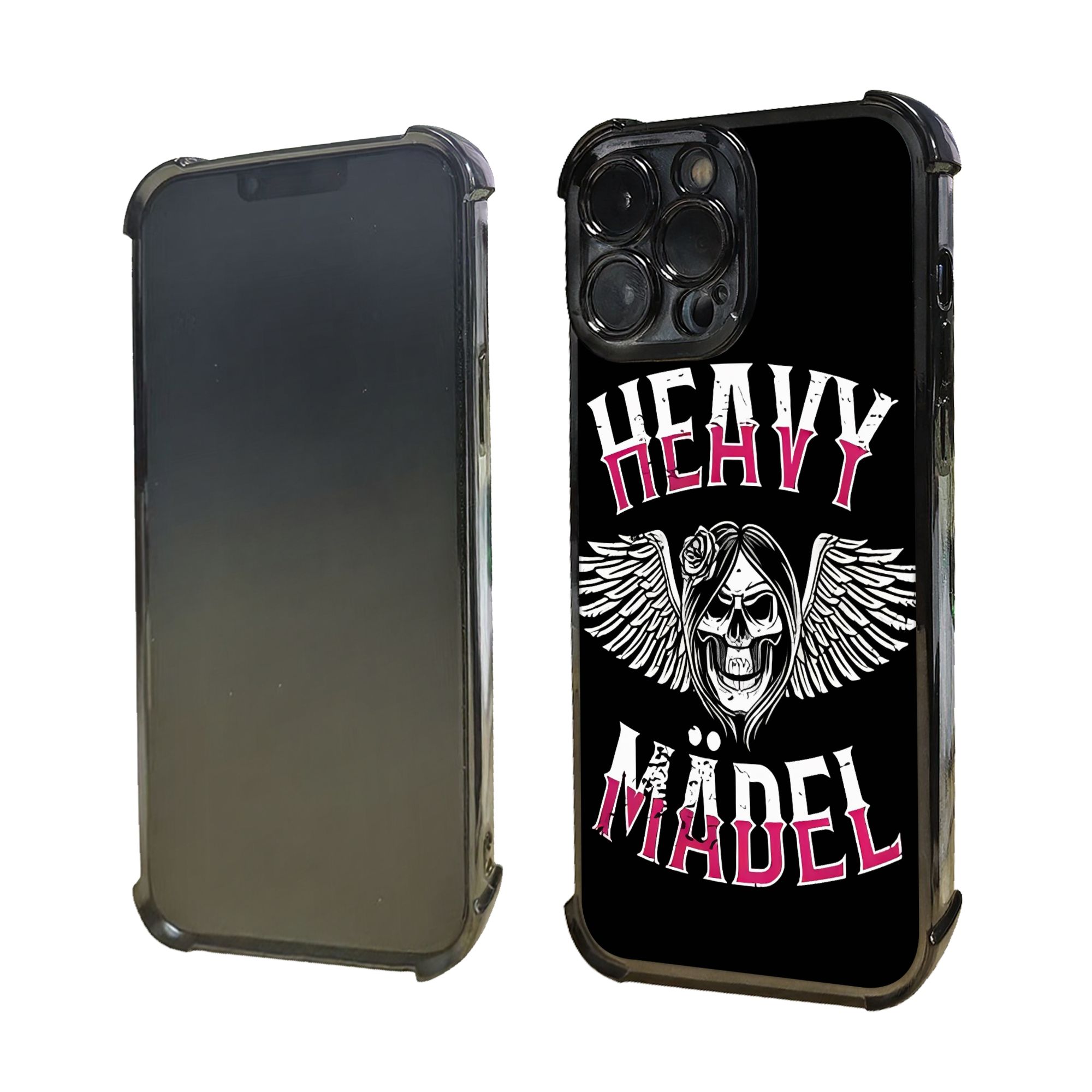 Skull Biker Girl Female Woman  - Phone Cases Metal review and price