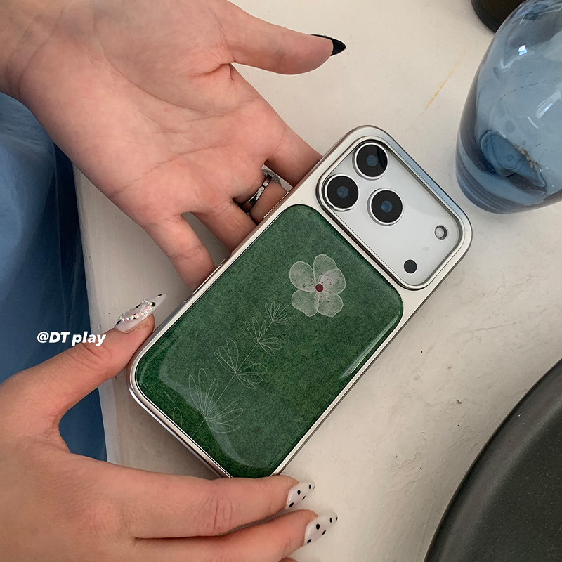 Ins Green Chamomile Small Flow - Phone Cases Green review and price