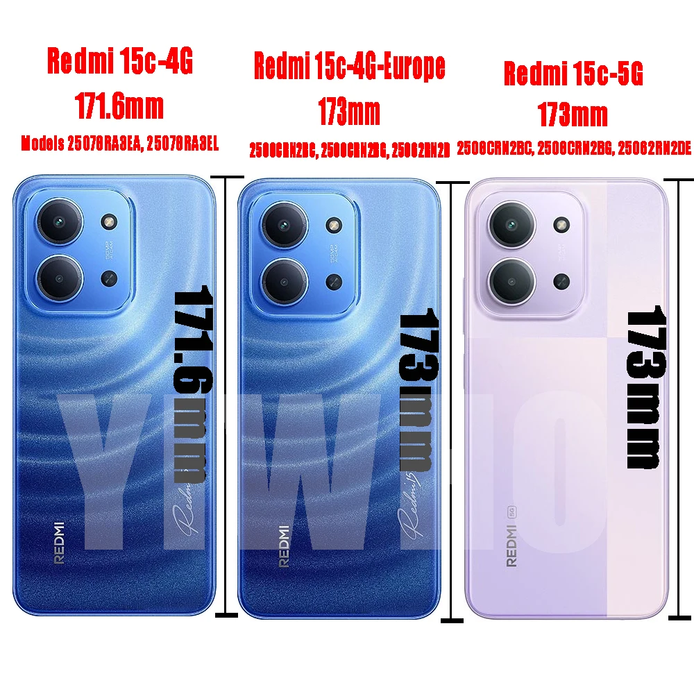 Transparent Case for Redmi 15C - Phone Cases Europe review and price
