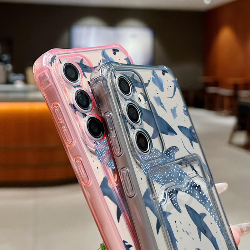 Ocean Shark Whale Phone Case F - Phone Cases With Wallet review and price