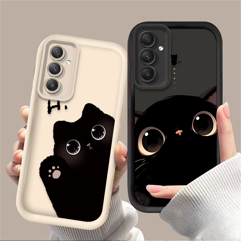 Lovely Big Eyed Cat Phone Case - Phone Cases A14 Samsung review and price
