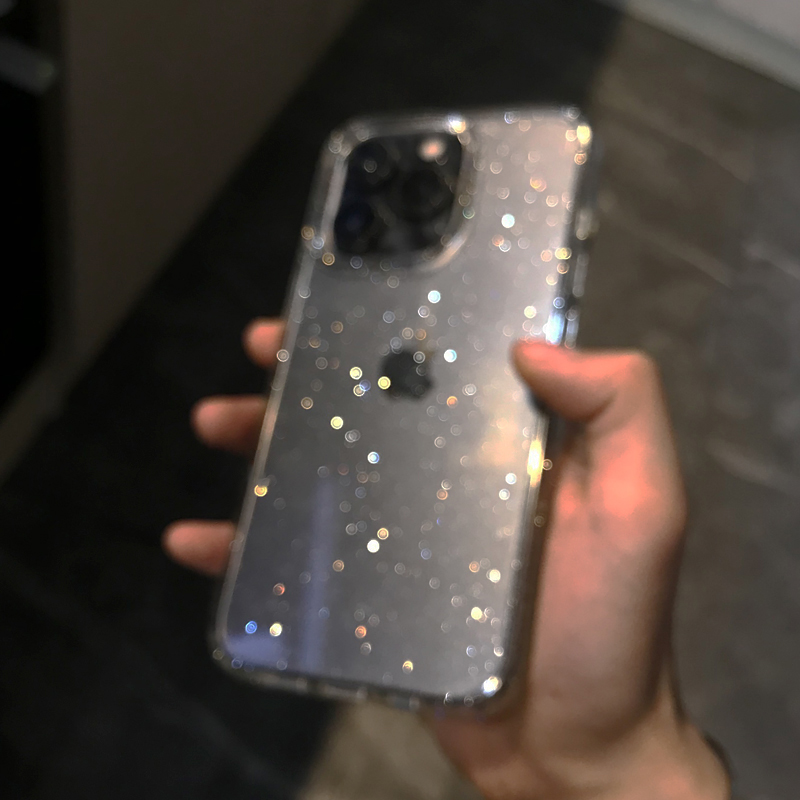 Transparent Simple Glitter Pho - Phone Cases Mous review and price