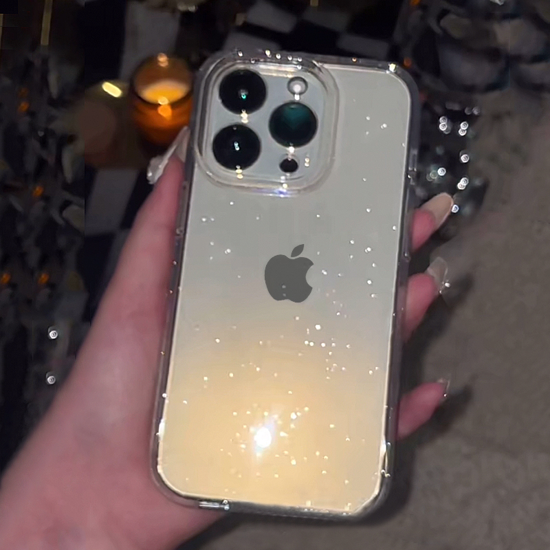 Transparent Simple Glitter Pho - Phone Cases Mous review and price