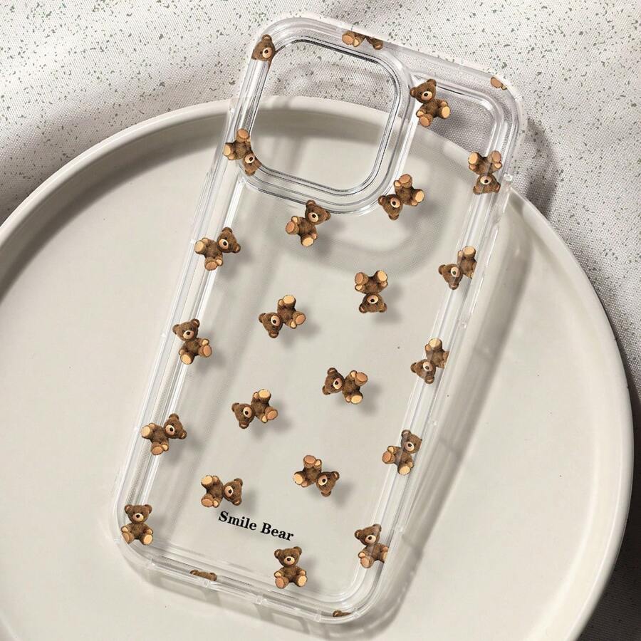 Flower Bear Print Phone Case f - Phone Cases Cute Iphone 13 review and price
