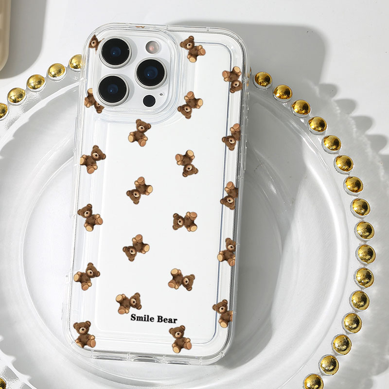Flower Bear Print Phone Case f - Phone Cases Cute Iphone 13 review and price