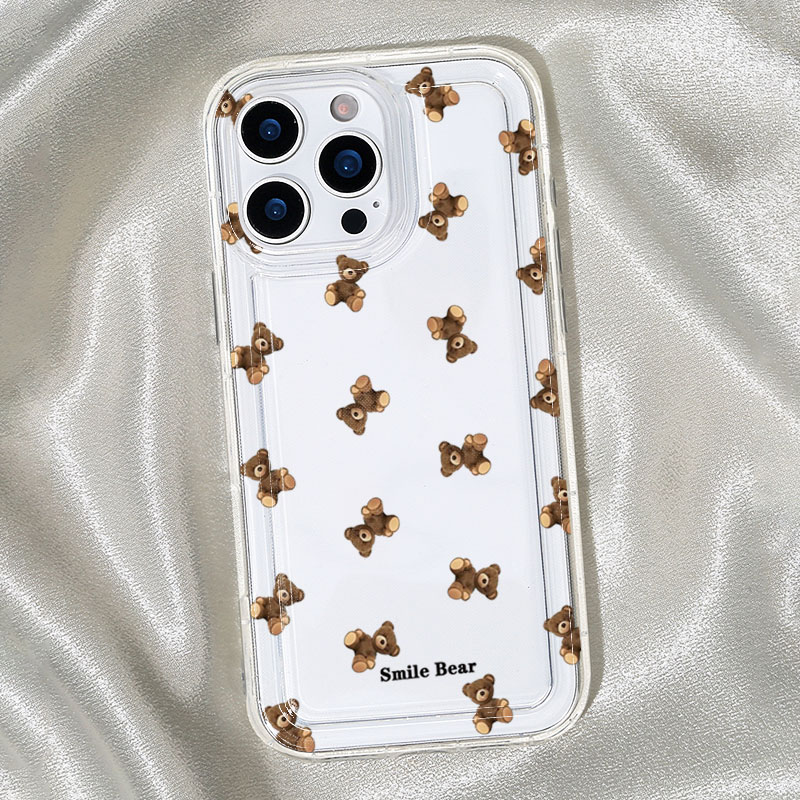 Flower Bear Print Phone Case f - Phone Cases Cute Iphone 13 review and price