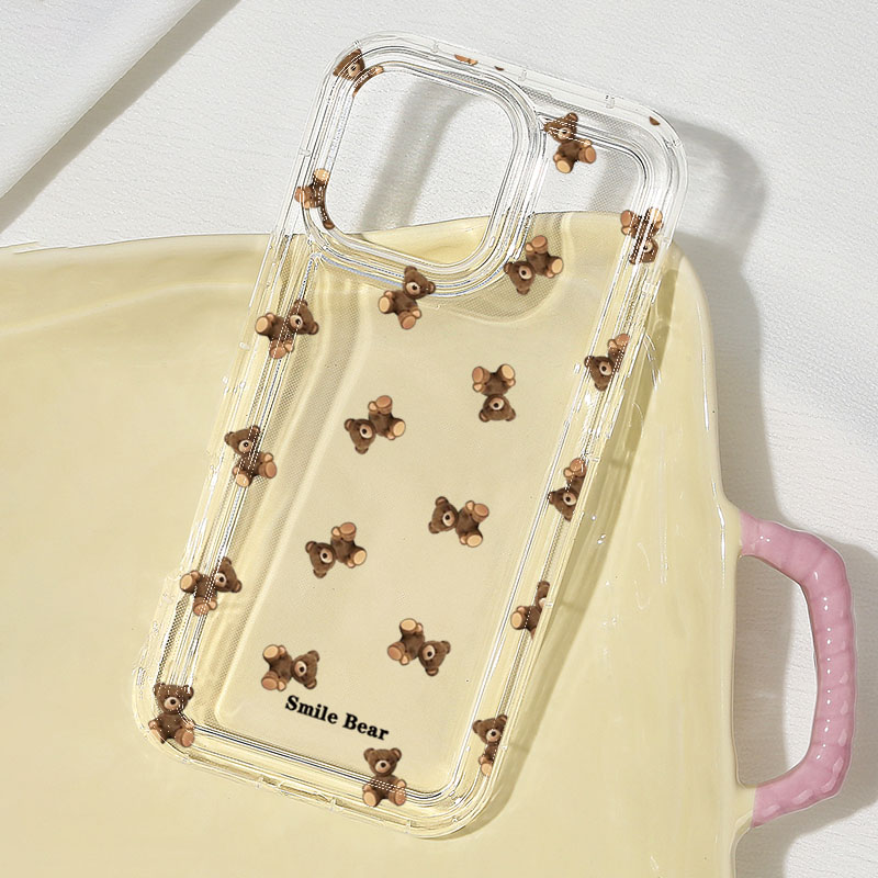Flower Bear Print Phone Case f - Phone Cases Cute Iphone 13 review and price