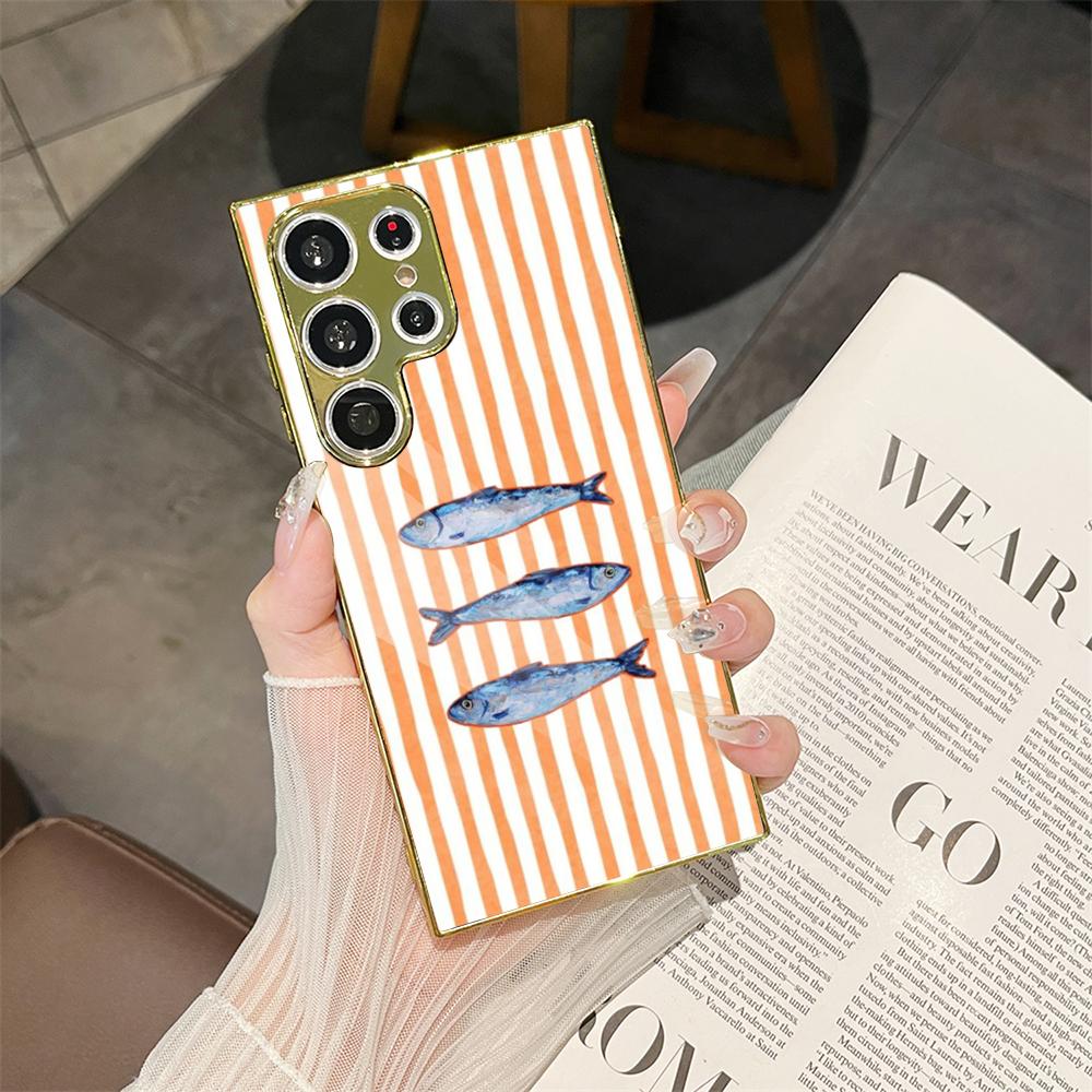 Ocean Life Striped Phone Case  - Phone Cases Metal review and price
