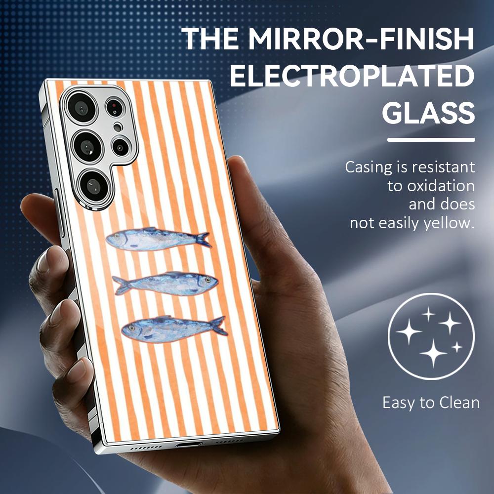 Ocean Life Striped Phone Case  - Phone Cases Metal review and price