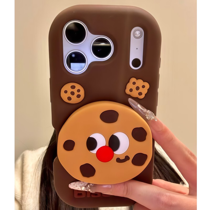 3D Cartoon Kawaii Biscuit Bear - Phone Cases Cool Girl review and price