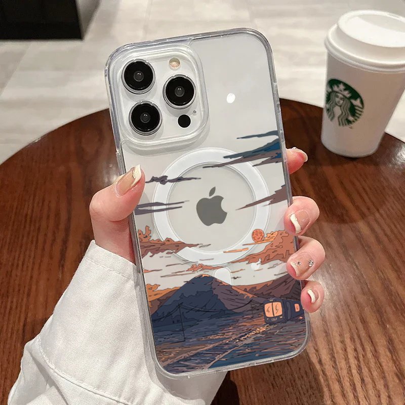 Sunset Pattern Fashion Phone C - Phone Cases Mous review and price