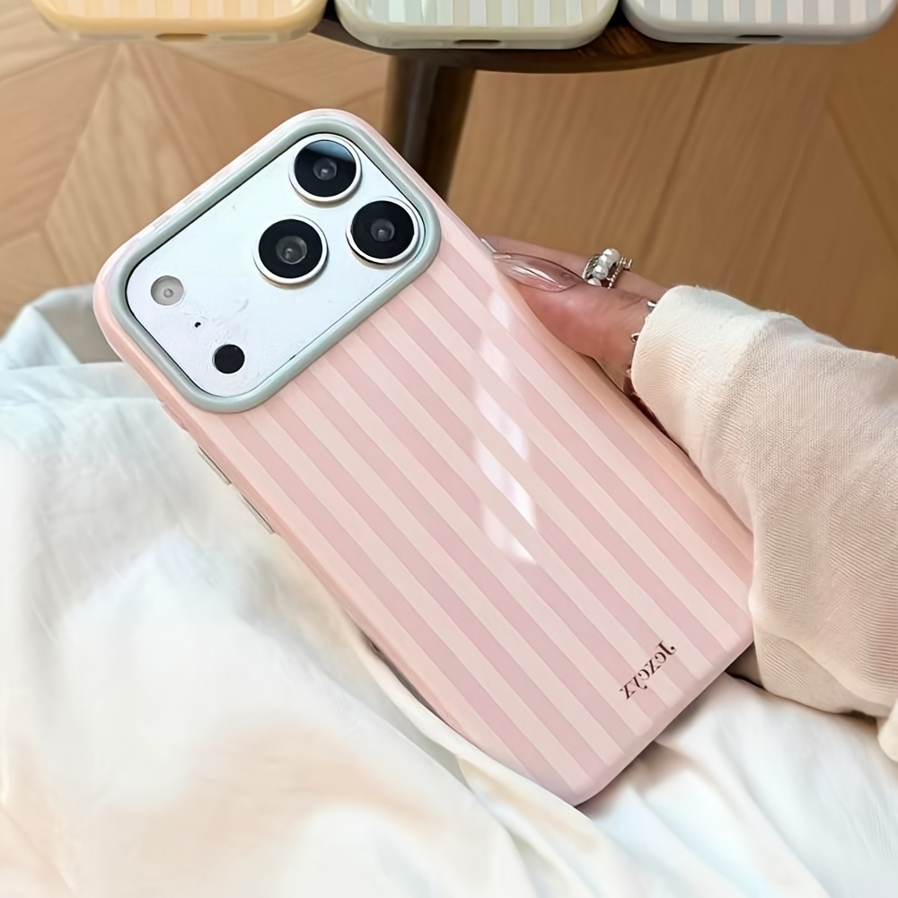 Luxury Korean Fashion Stripes  - Phone Cases Korean review and price