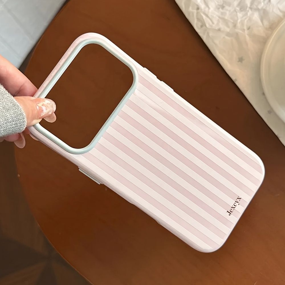 Luxury Korean Fashion Stripes  - Phone Cases Korean review and price