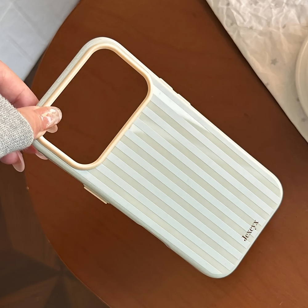 Luxury Korean Fashion Stripes  - Phone Cases Korean review and price