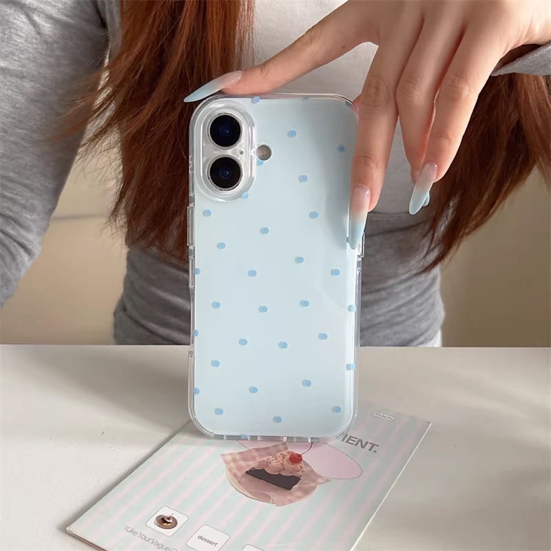 Korean Ins Girl Simple Blue Pi - Phone Cases Cool Girl review and price