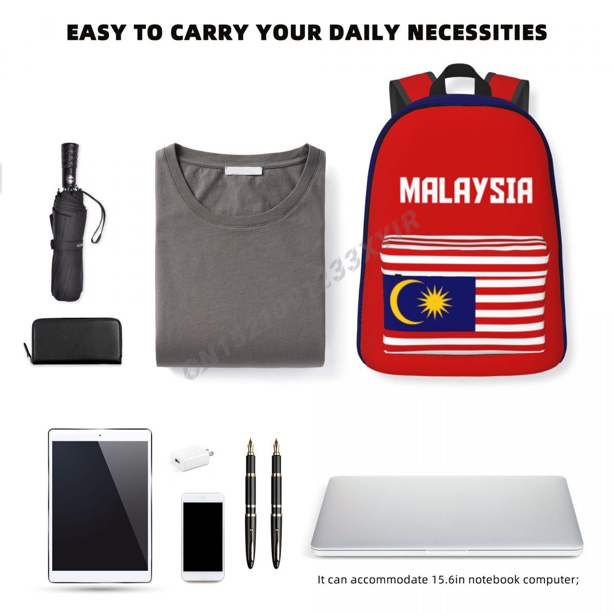 Unisex Backpack Malaysia Flag  - Phone Cases Malaysia review and price