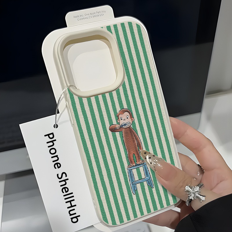 Green Striped Toothbrush Monke - Phone Cases Green review and price