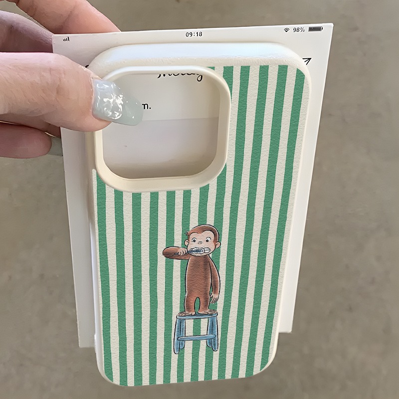 Green Striped Toothbrush Monke - Phone Cases Green review and price