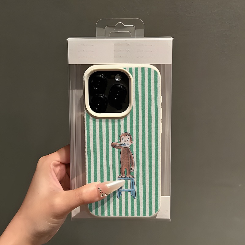Green Striped Toothbrush Monke - Phone Cases Green review and price