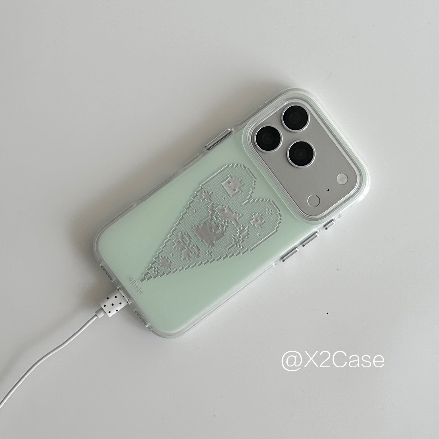 Korean Ins niche green love pi - Phone Cases Green review and price