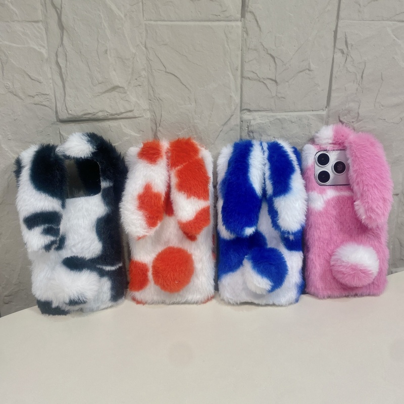 Cute Rabbit Design Fluffy Phon - Phone Cases Cute Iphone 13 review and price