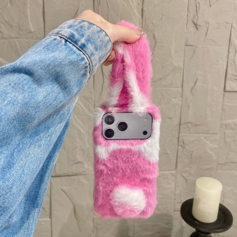 Cute Rabbit Design Fluffy Phon - Phone Cases Cute Iphone 13 review and price