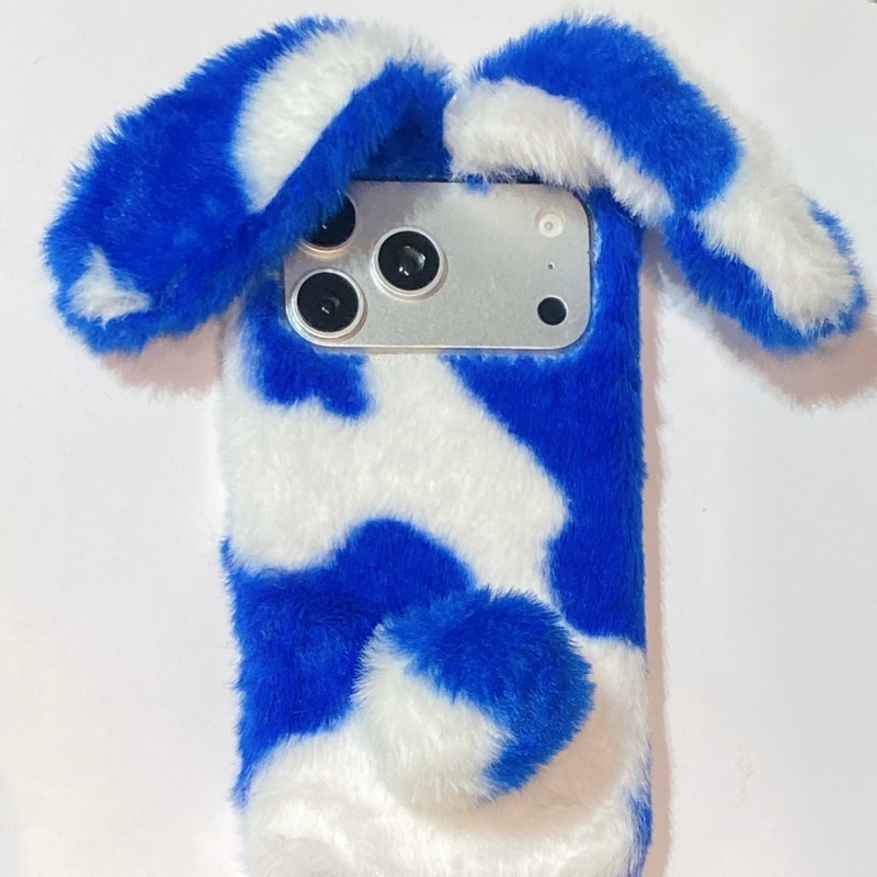 Cute Rabbit Design Fluffy Phon - Phone Cases Cute Iphone 13 review and price