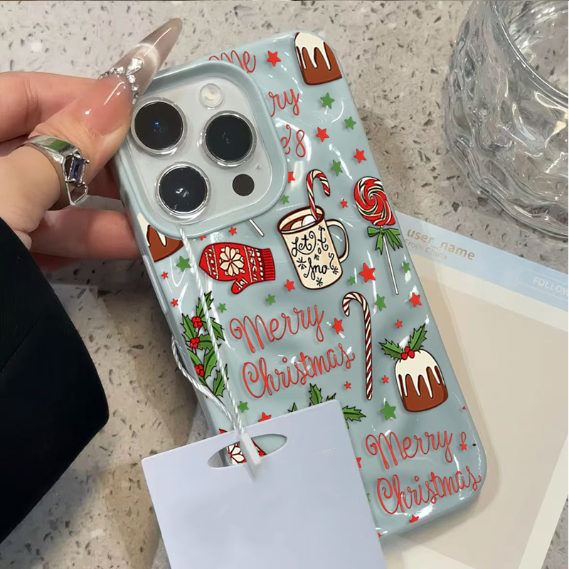 Cute Festive Christmas Pattern - Phone Cases Cute Iphone 13 review and price