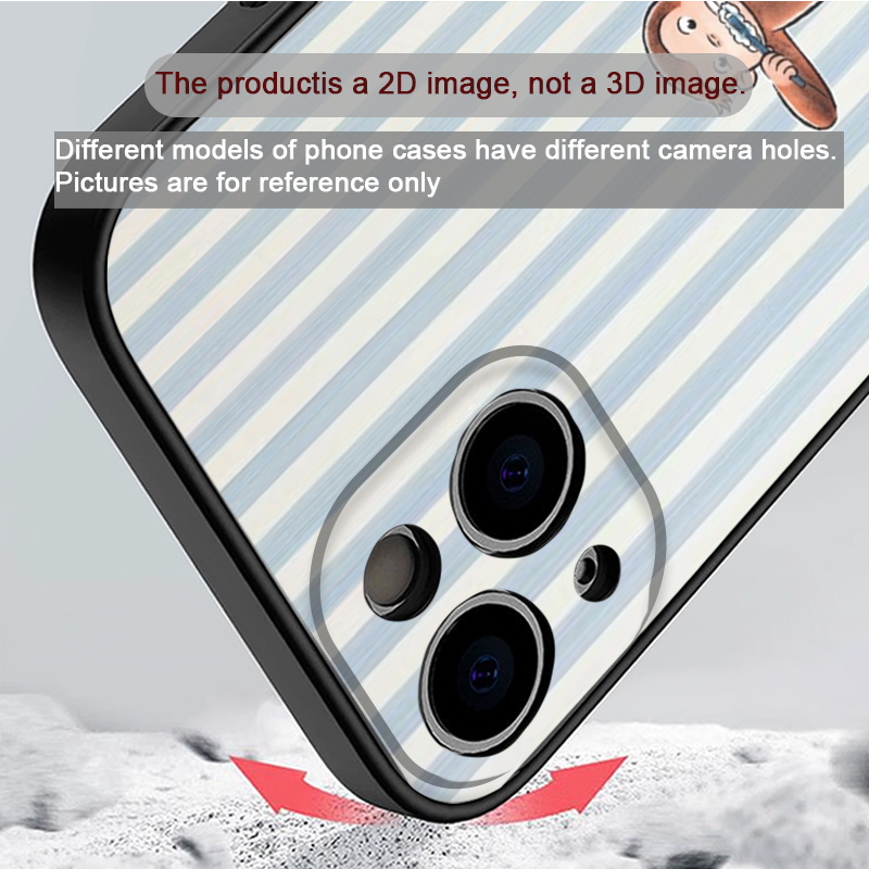 Cartoon Striped Monkey Holding - Phone Cases Iphone 17 review and price